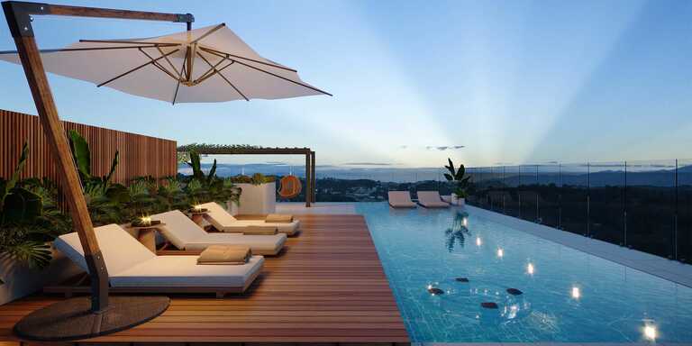 Diseños modernos y funcionales con acabados de lujo en Zona 10. Opciones de 1, 2 y 3 habitaciones, desde 45 m² hasta 103 m². Amplios ventanales, cocinas equipadas, baños con mármol y áreas sociales integradas. Ideales para profesionales e inversionistas que buscan confort y conectividad en el corazón de Ciudad de Guatemala